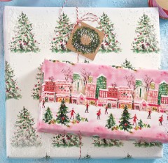 Christmas Tree City (Reversible)